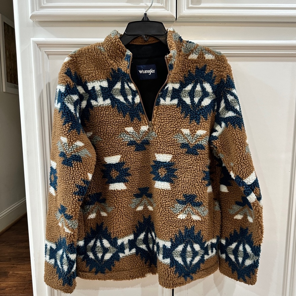 Young Men’s Western 1/4 Microfleece Pullover Sweater